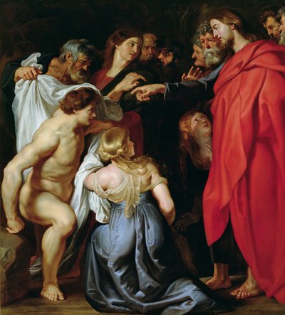 Die Auferstehung des Lazarus von Peter Paul Rubens